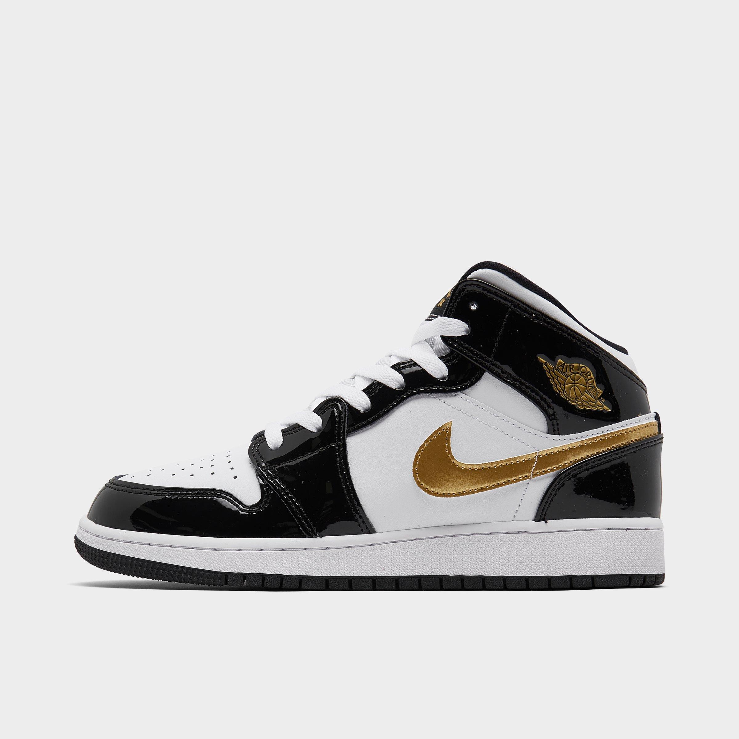 Big Kids' Air Jordan Retro 1 Mid SE Casual Shoes