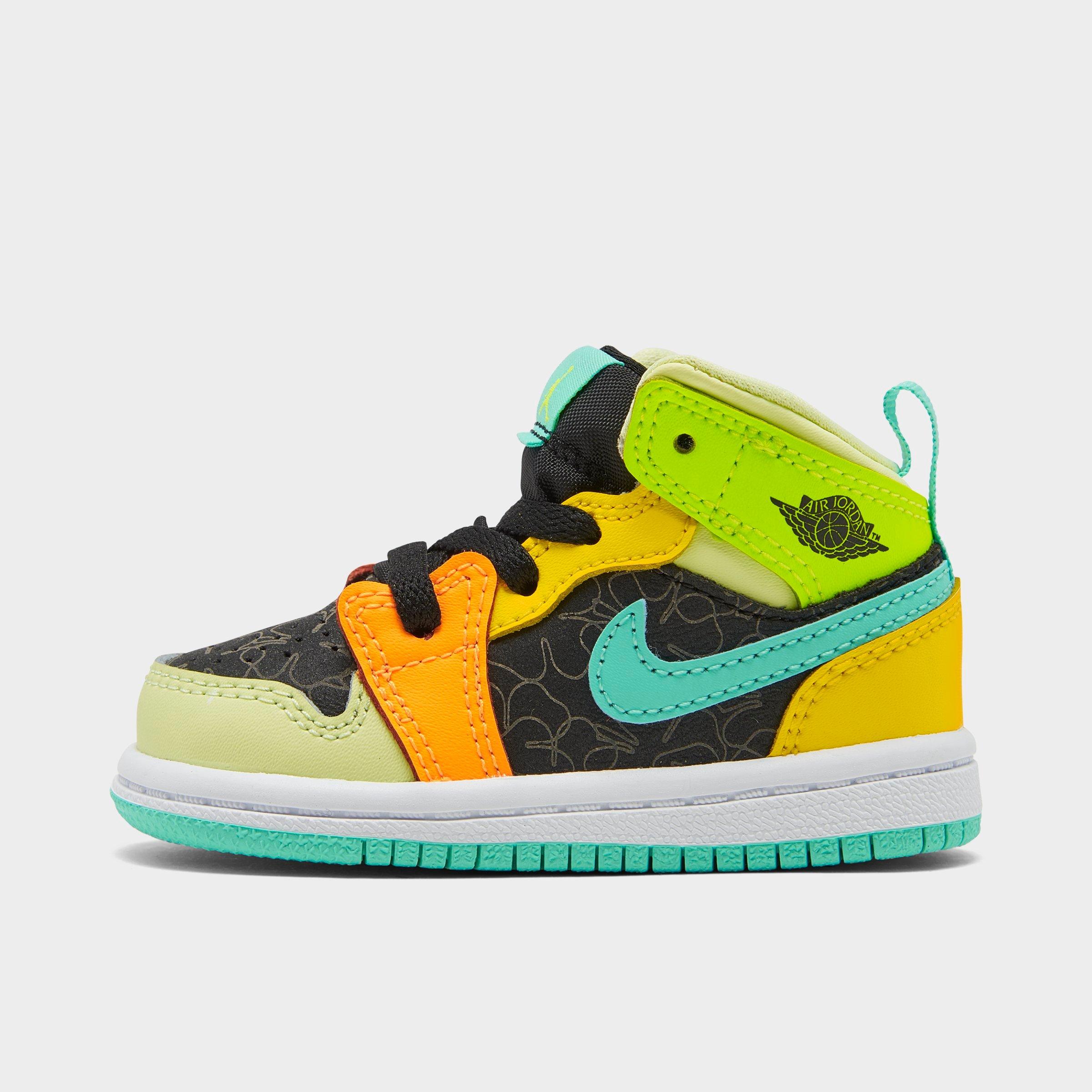 yellow and black jordan 1 toddler