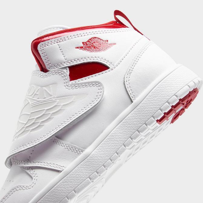 Boys best sale white jordans