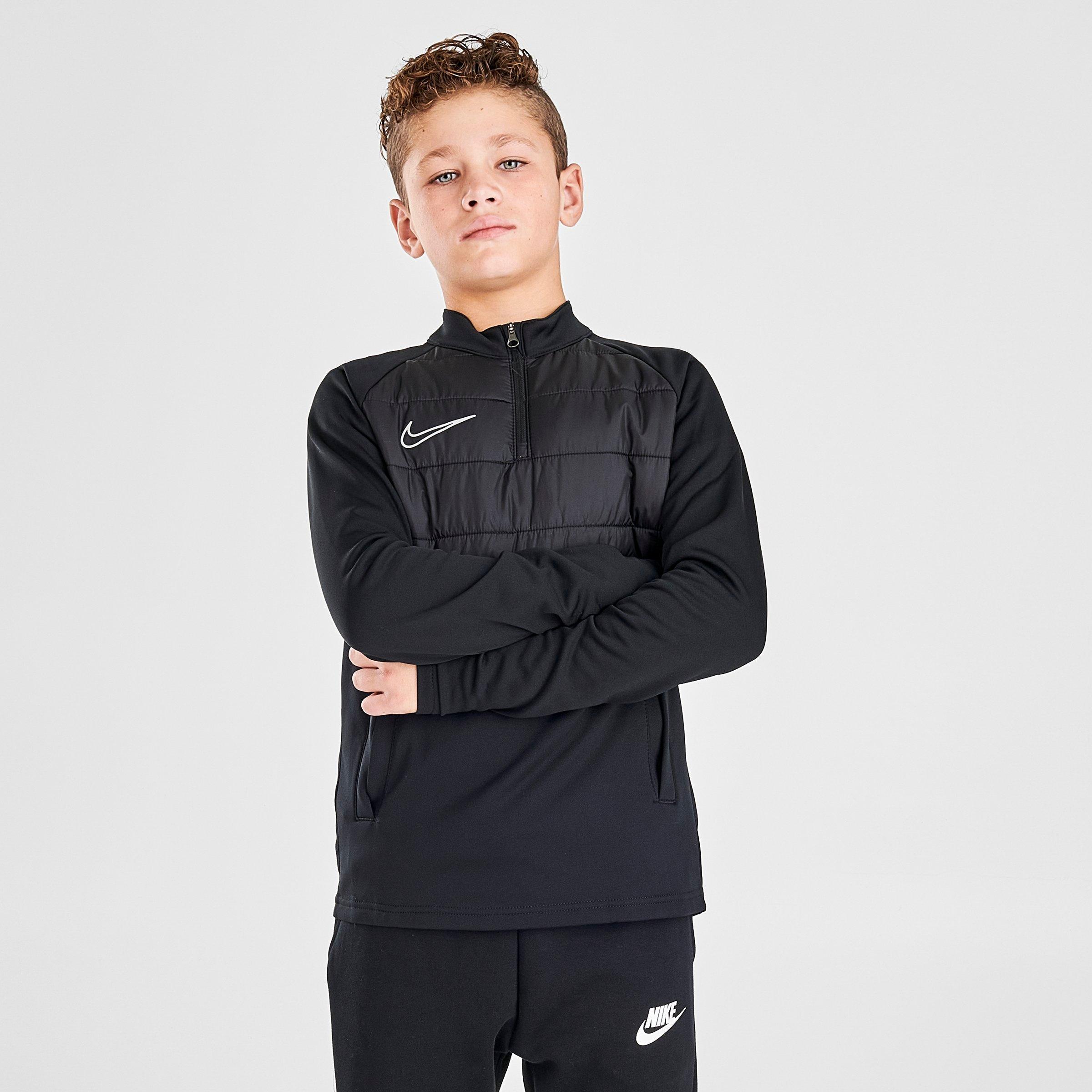 Boys Nike Dri Fit Academy Winter Warrior Drill Top Finish Line
