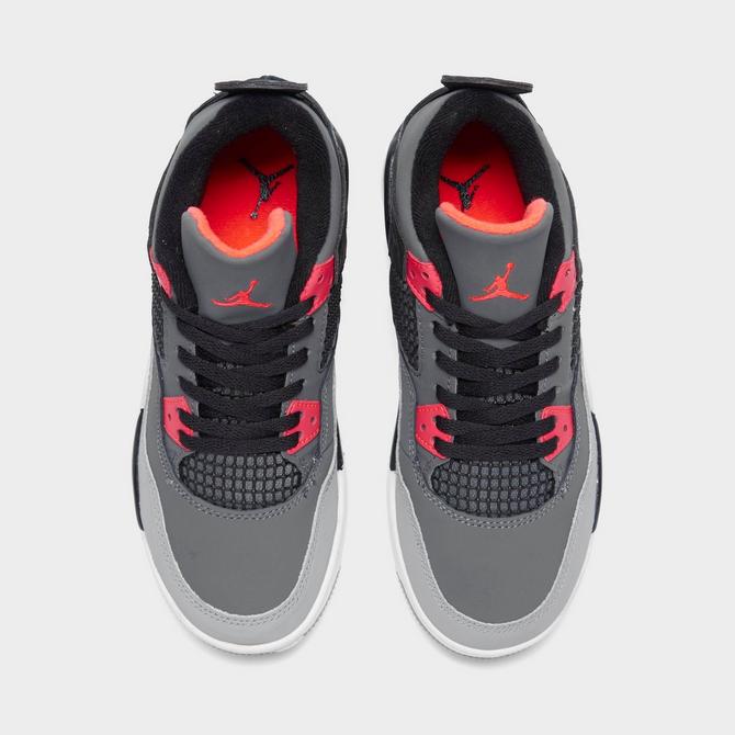 Little Kids' Jordan Retro 4 Basketball Shoes Finish Line