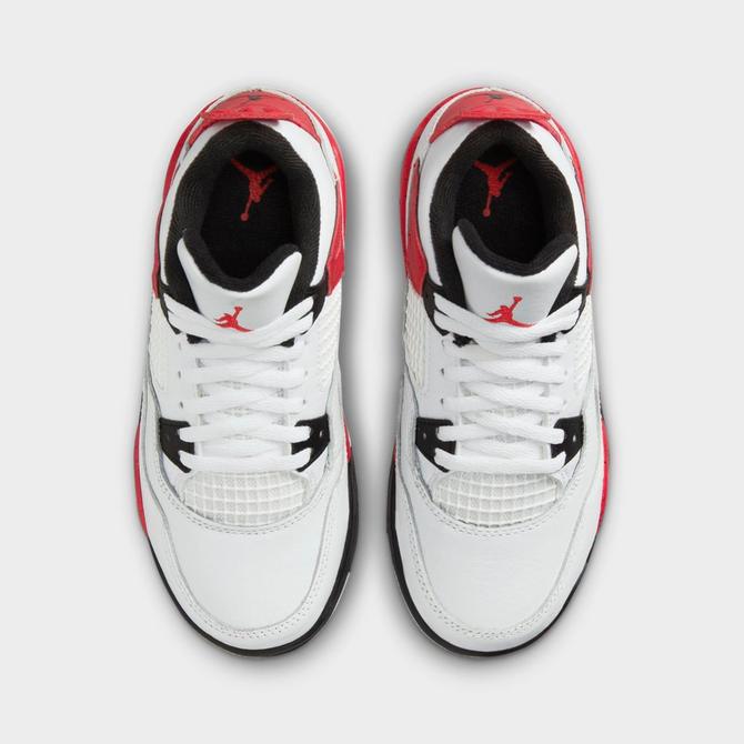 Little Kids' Air Jordan Retro 4 Basketball Shoes| Line