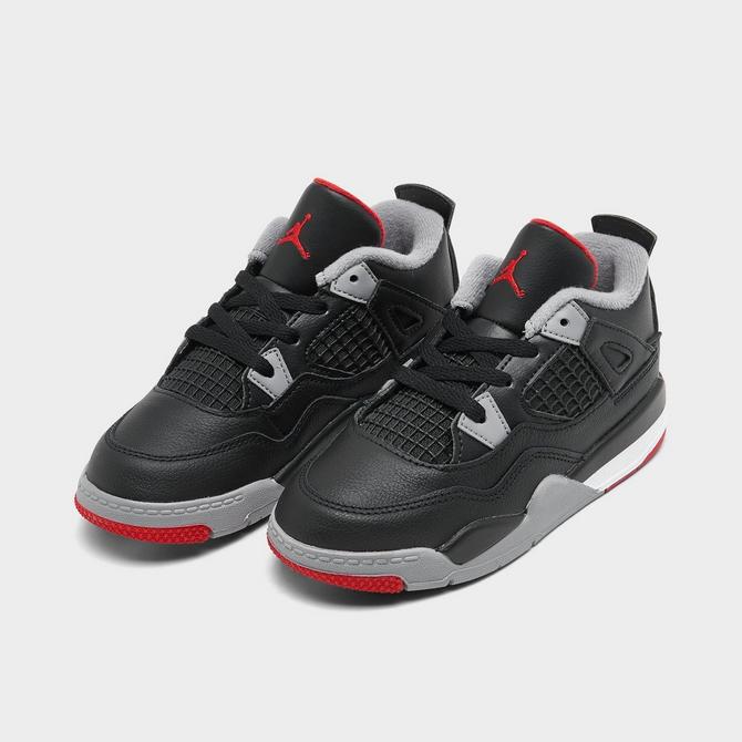 Air jordan 4 bred hotsell finish line