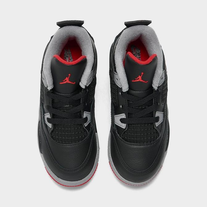 Air jordan 4 bred hotsell finish line