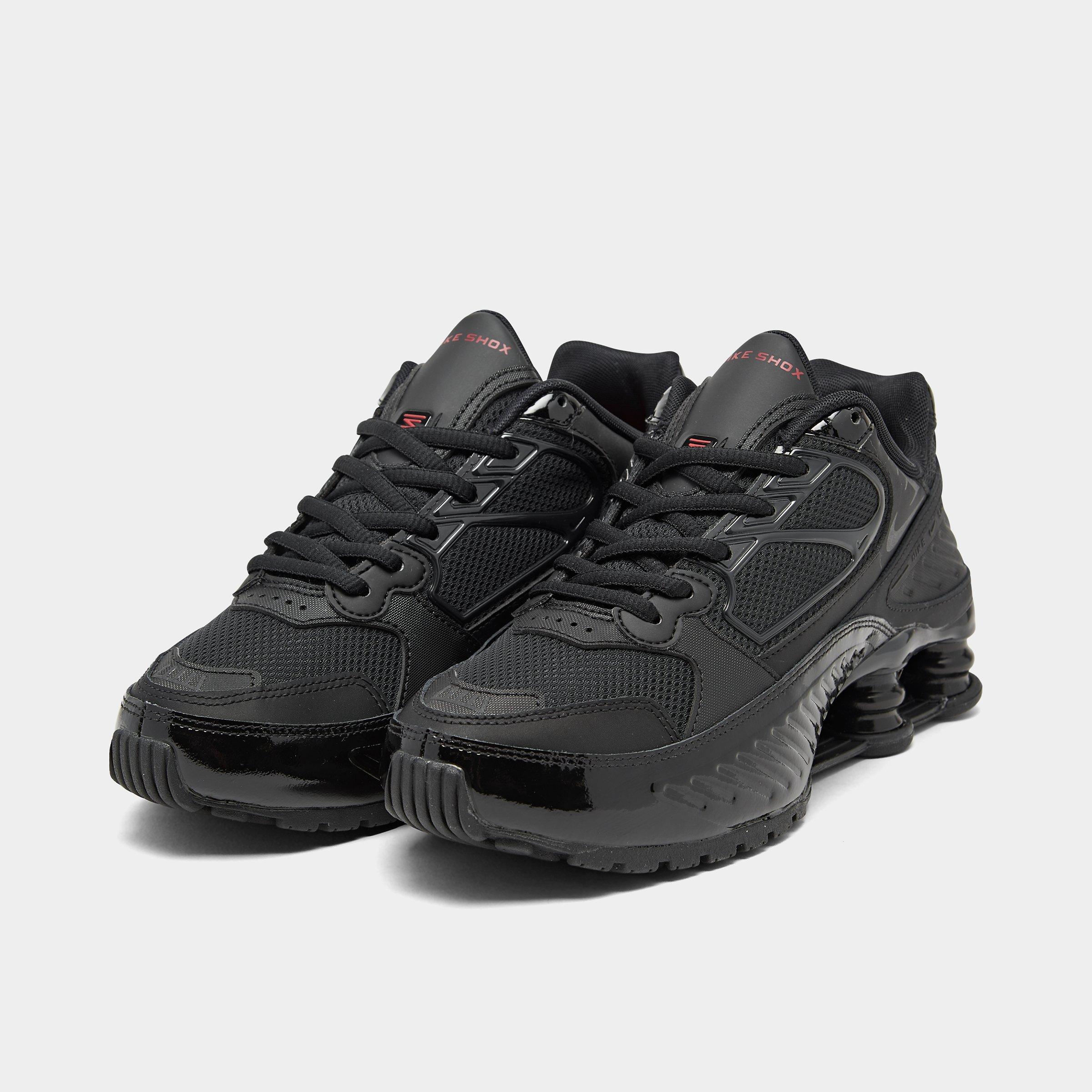 nike shox for women black