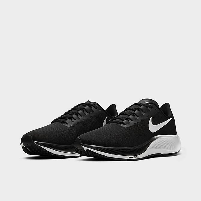 Three Quarter view of Men's Nike Air Zoom Pegasus 37 Running Shoes (Wide Width 4E) Click to zoom