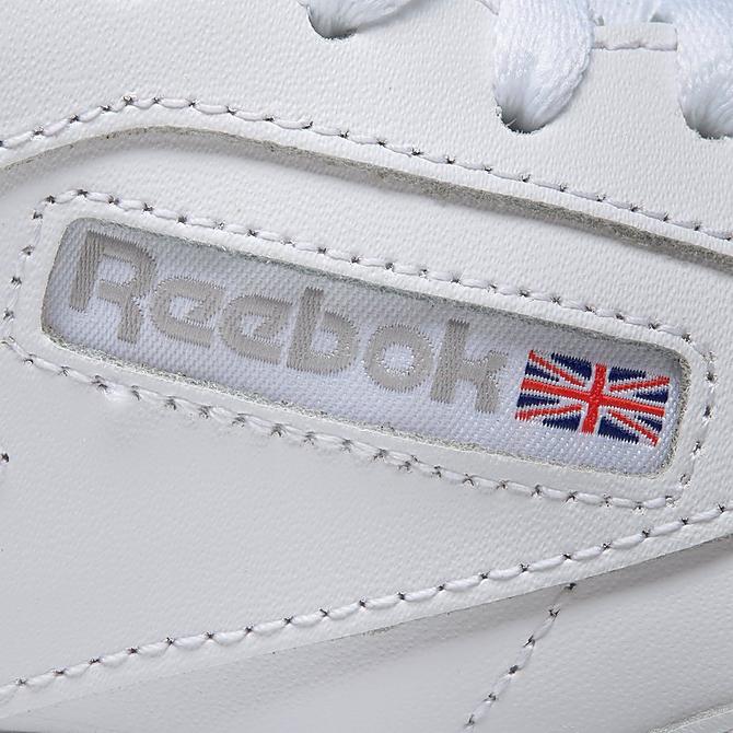 Front view of Women's Reebok Club C 85 Casual Shoes in White/Light Grey Click to zoom
