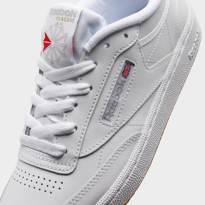 WOMENS REEBOK CLUB C 85 WHITE/GREY SNEAKERS