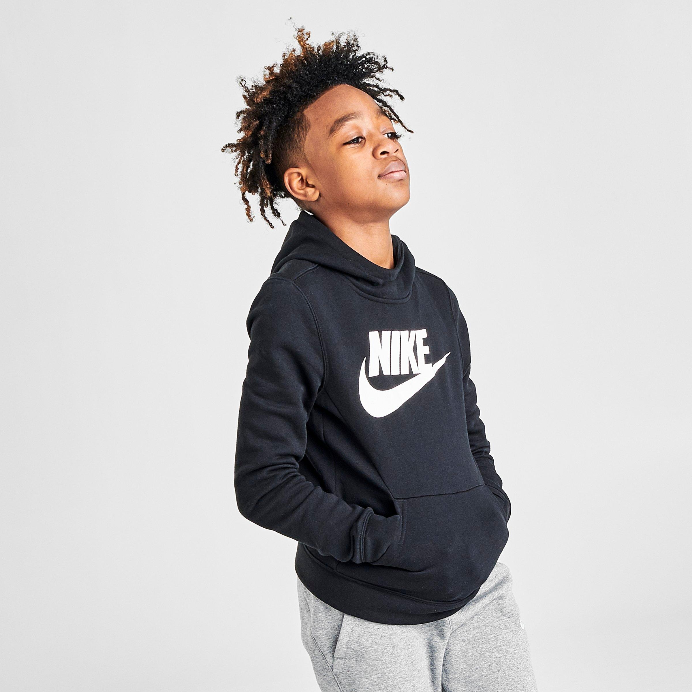 boys grey nike hoodie