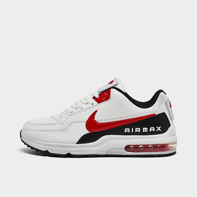 Right view of Men's Nike Air Max LTD 3 Casual Shoes in White/University Red/Black Click to zoom
