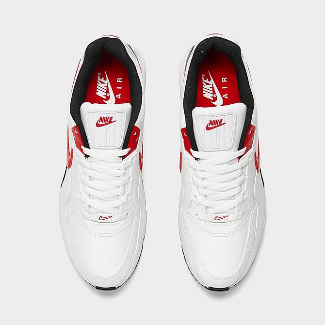 Back view of Men's Nike Air Max LTD 3 Casual Shoes in White/University Red/Black Click to zoom