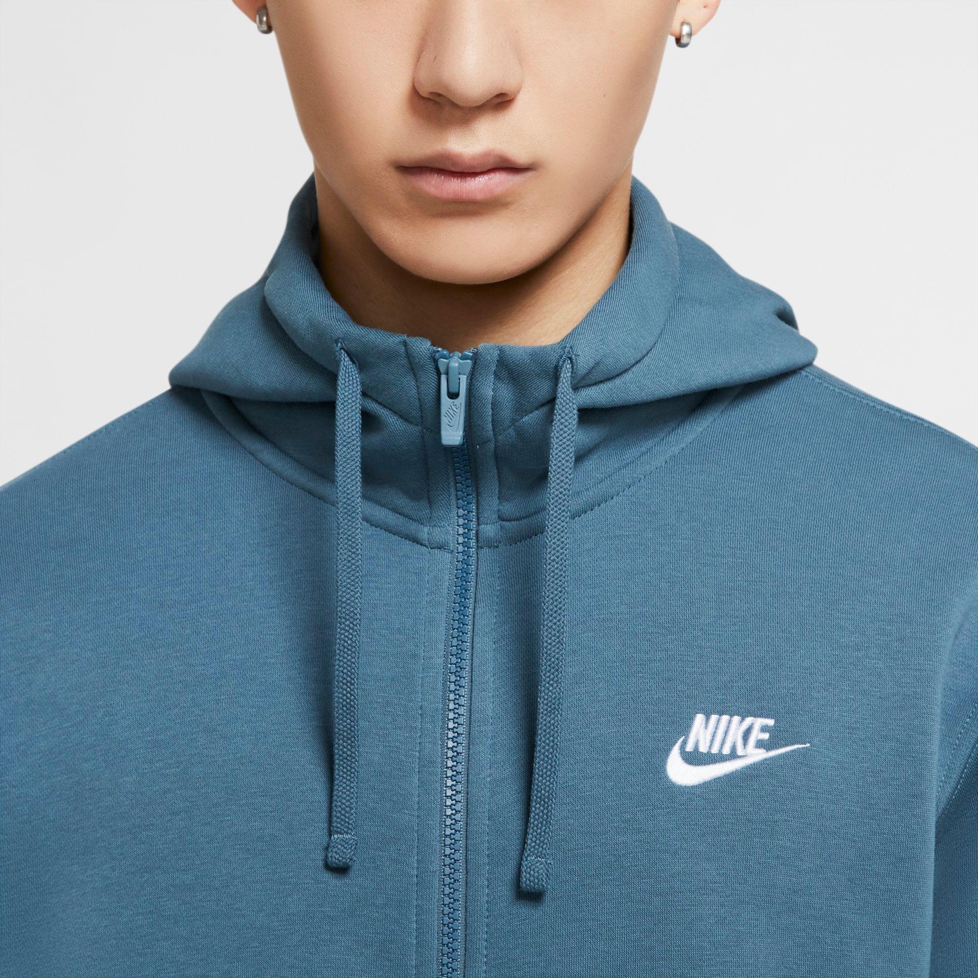 nike blue green hoodie