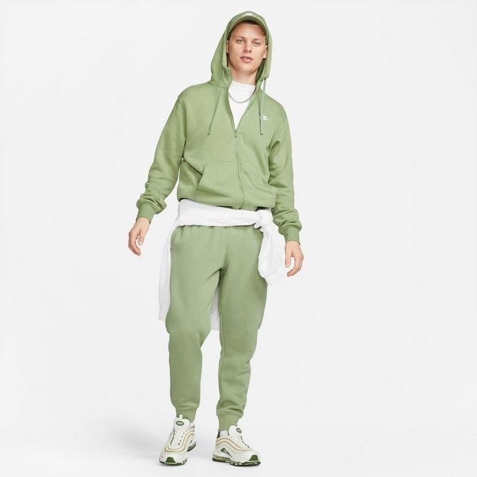 Nike Sportswear MOCK NECK - Sweatshirt - oil green/white/olive