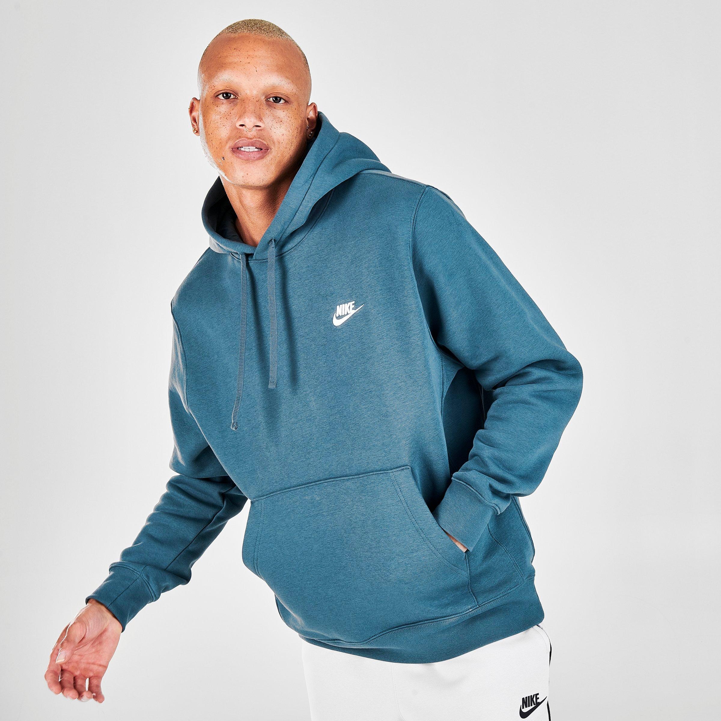 men's nike sportswear club fleece embroidered hoodie