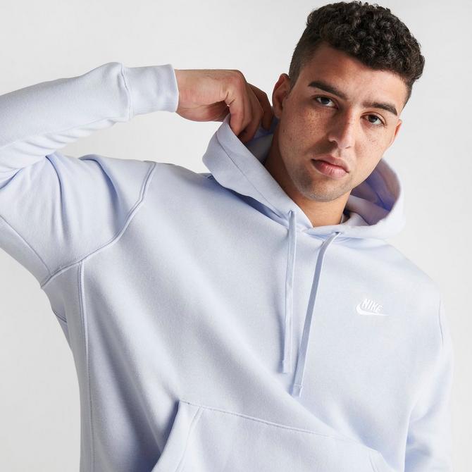 Light blue nike online fleece hoodie