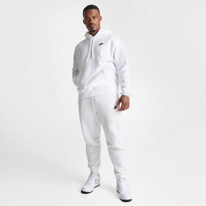 Sweat capuche Nike Fleece Sportswear pour Homme - BV2654-100 - Blanc