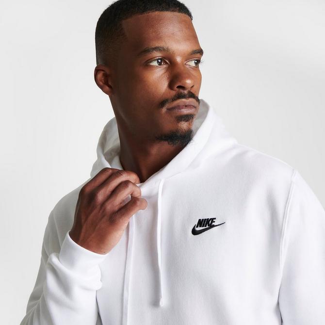 Sweat capuche Nike Fleece Sportswear pour Homme - BV2654-100 - Blanc