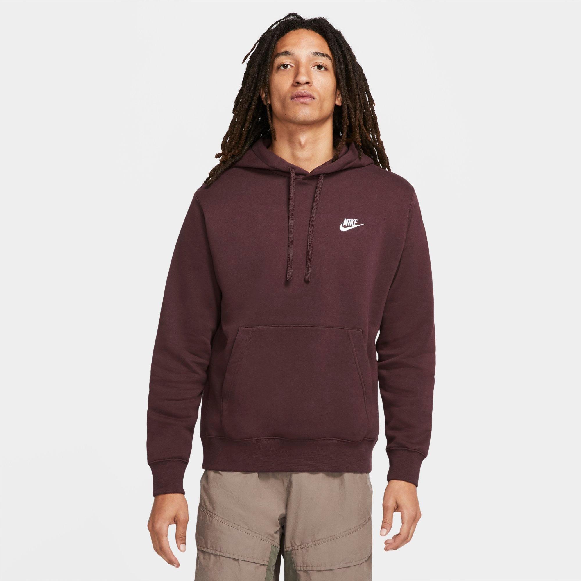 men's nike sportswear club fleece embroidered hoodie