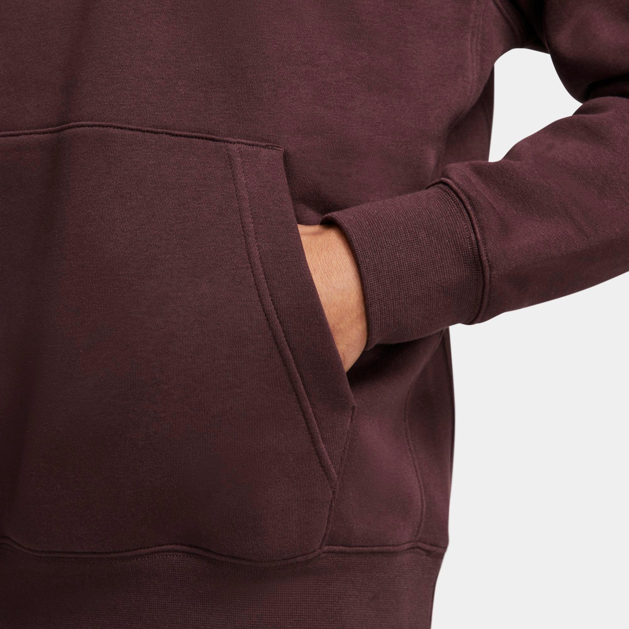 nike sportswear club fleece mahogany