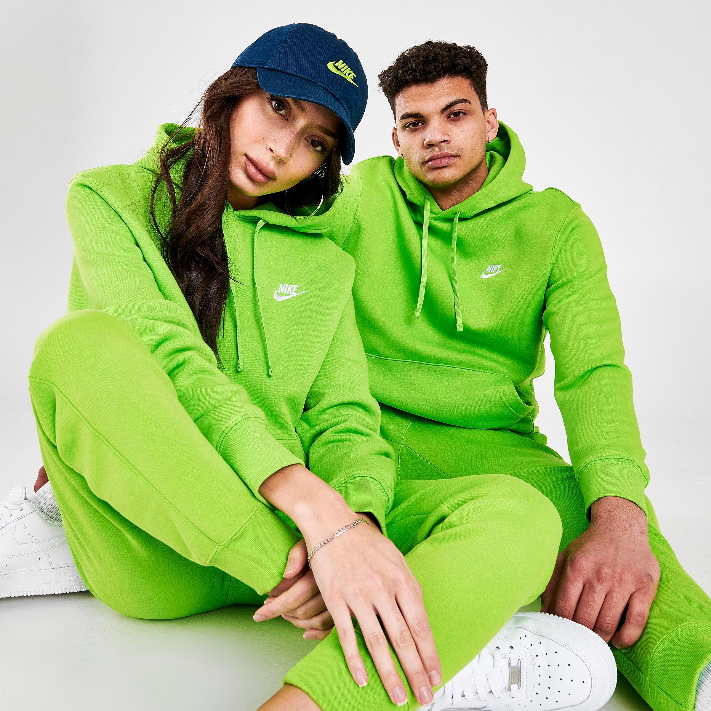 nike sportswear club fleece green