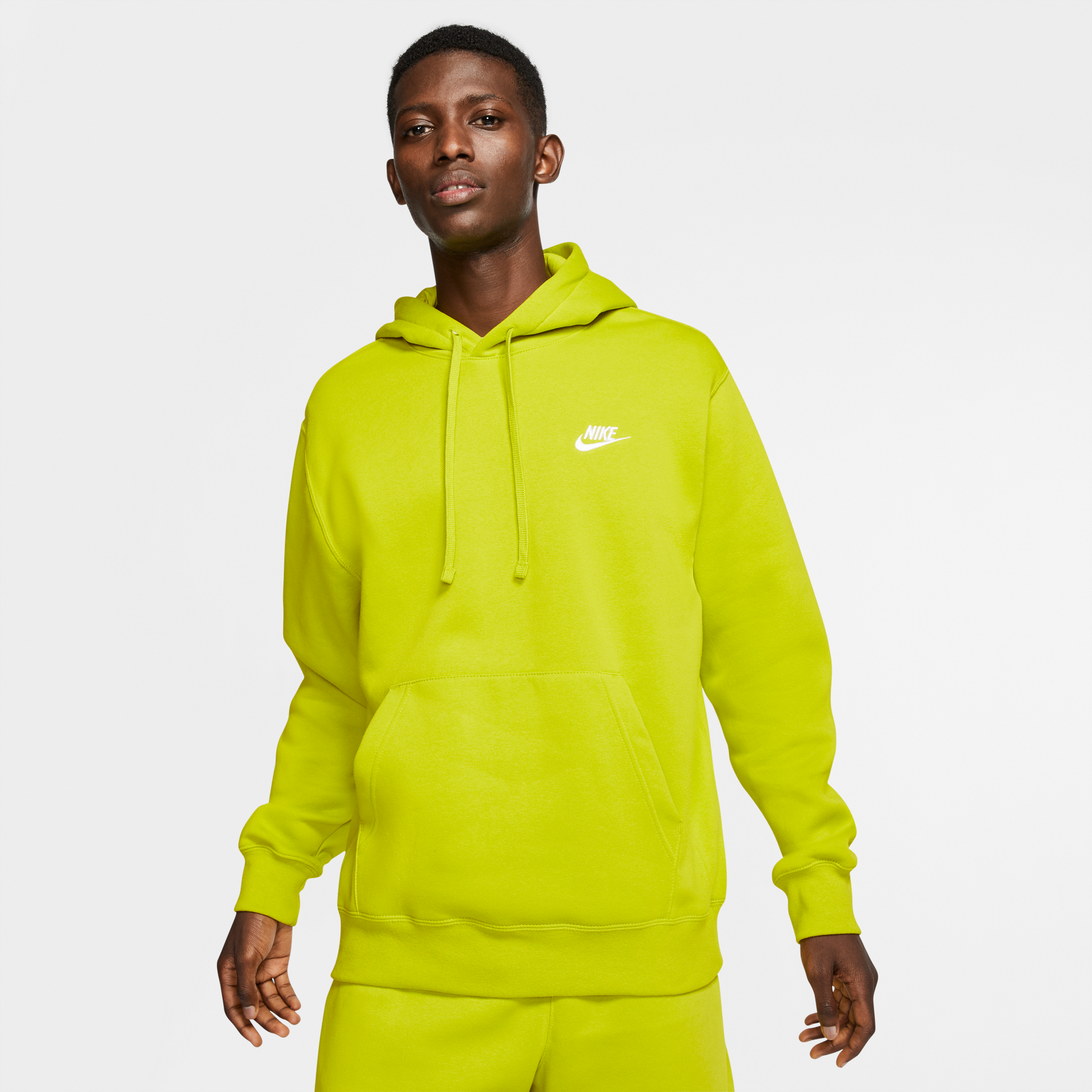 nike hoodie neon yellow