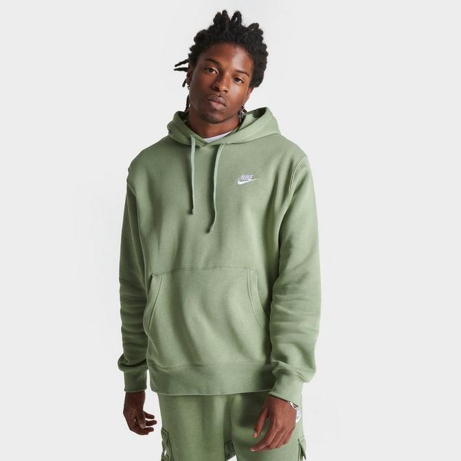 Olive green nike store hoodie mens