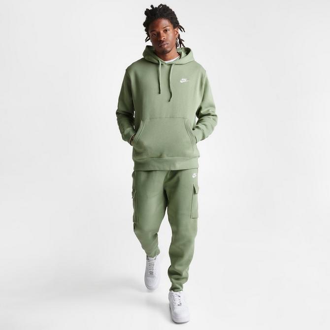 Nike khaki green store hoodie