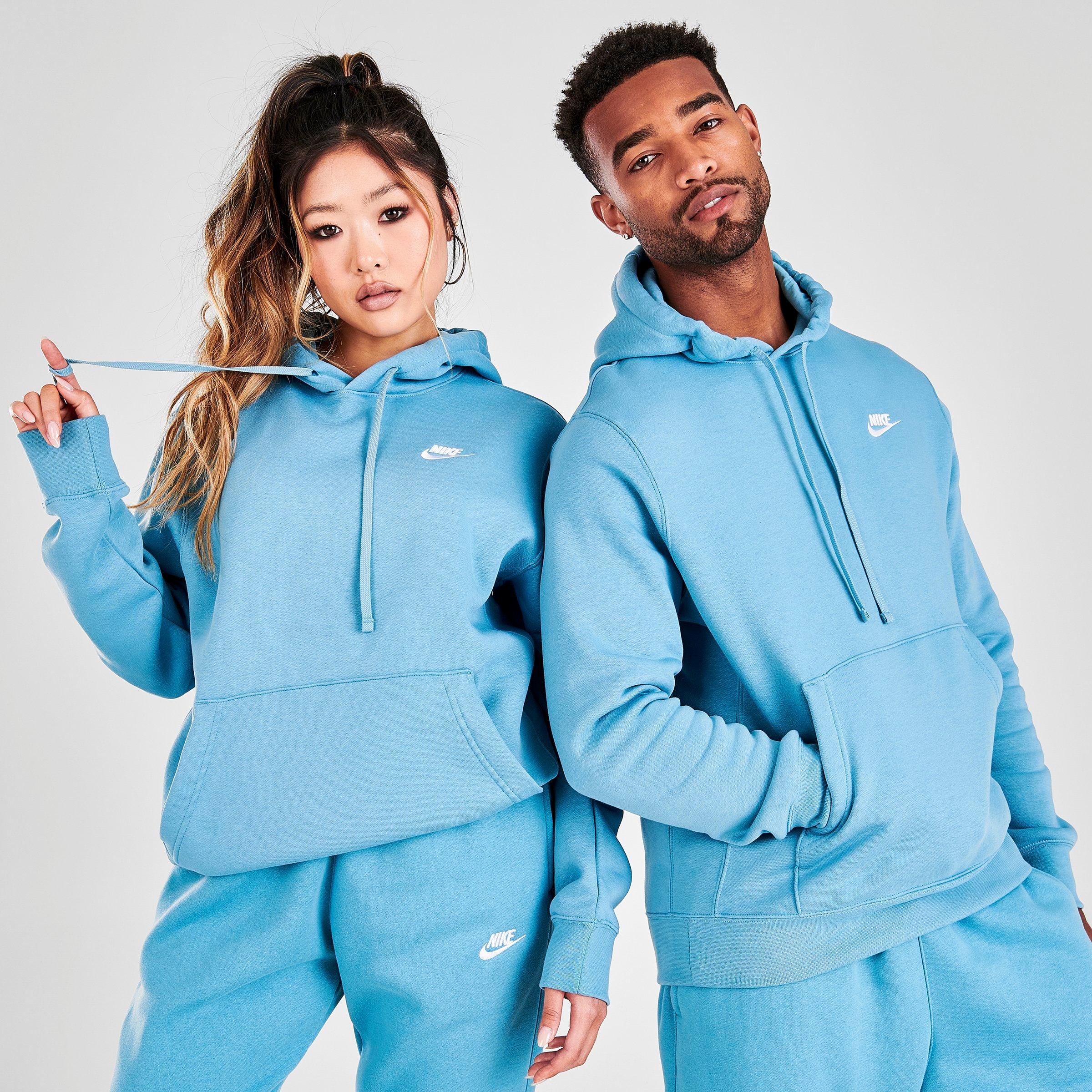 nike sportswear club fleece blue