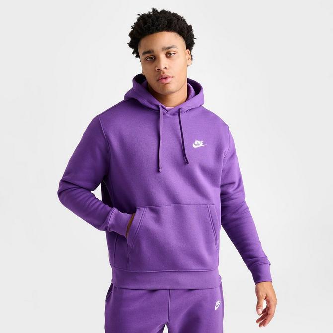 Purple discount embroidered hoodie