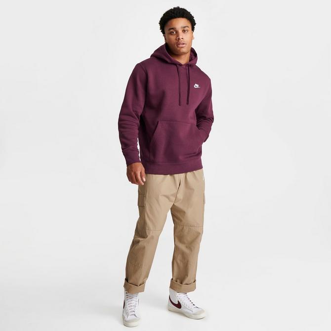 Nike sportswear 2025 club fleece maroon