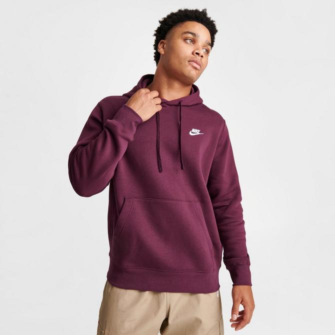 Nike sportswear club online fleece maroon