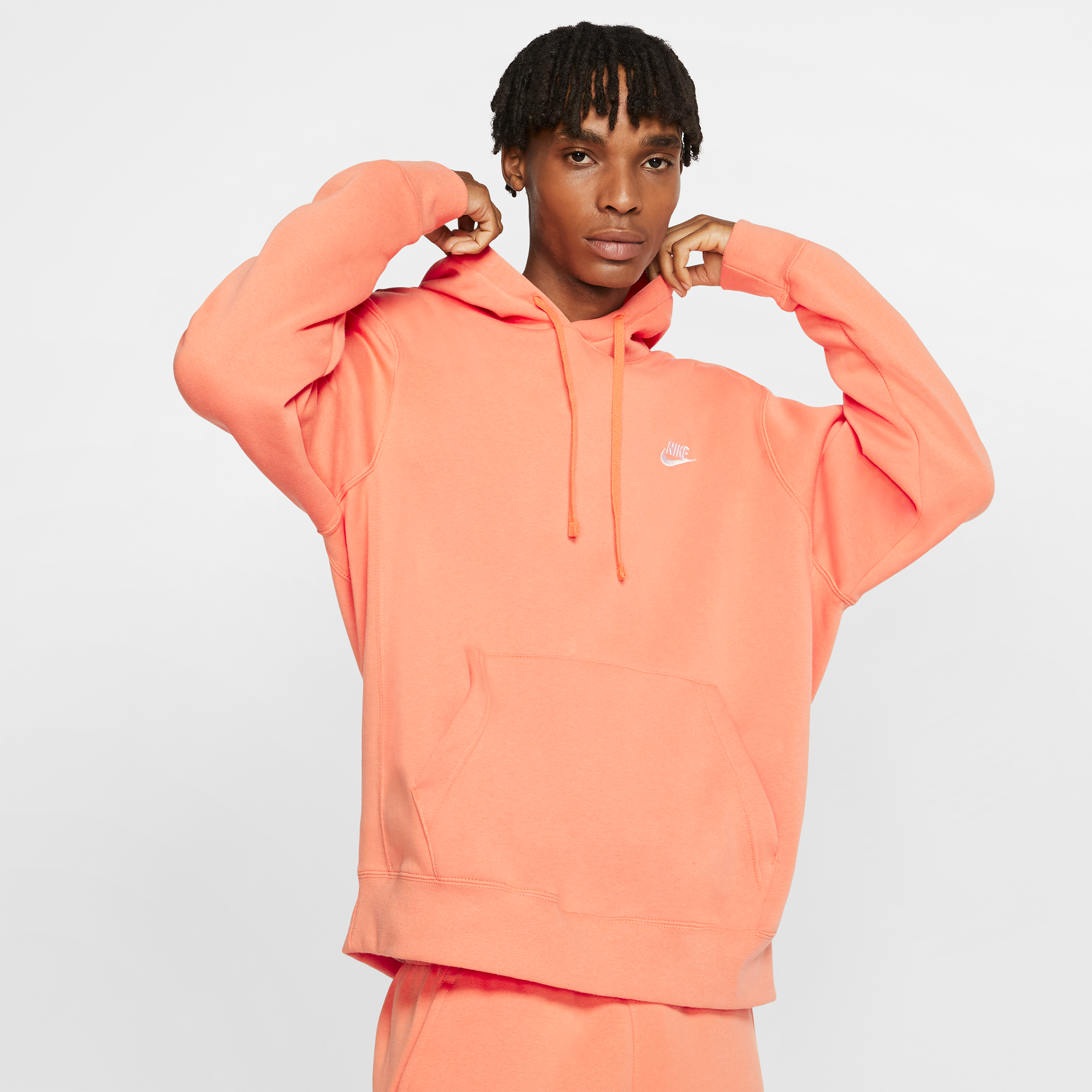 men's nike orange sweatshirt