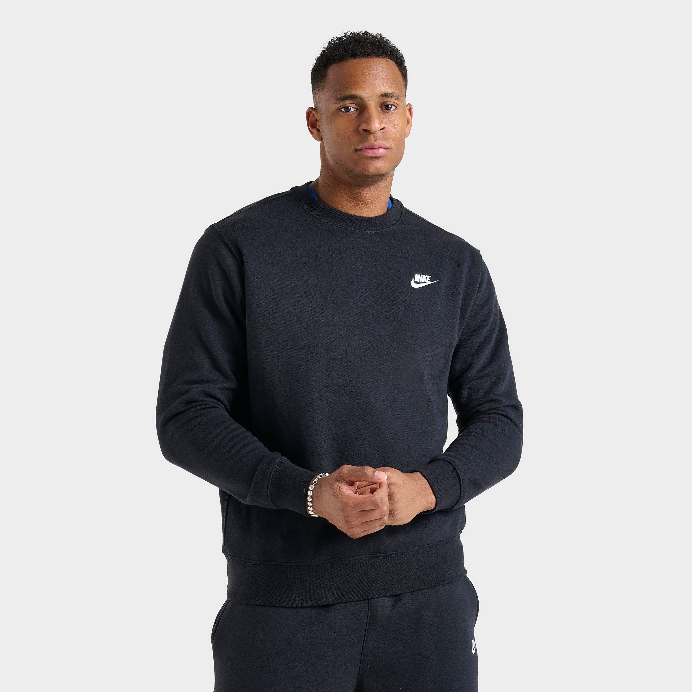 nike fleece crew sweatshirt