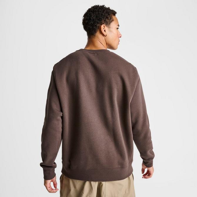 Nike tan cheap crew neck sweatshirt