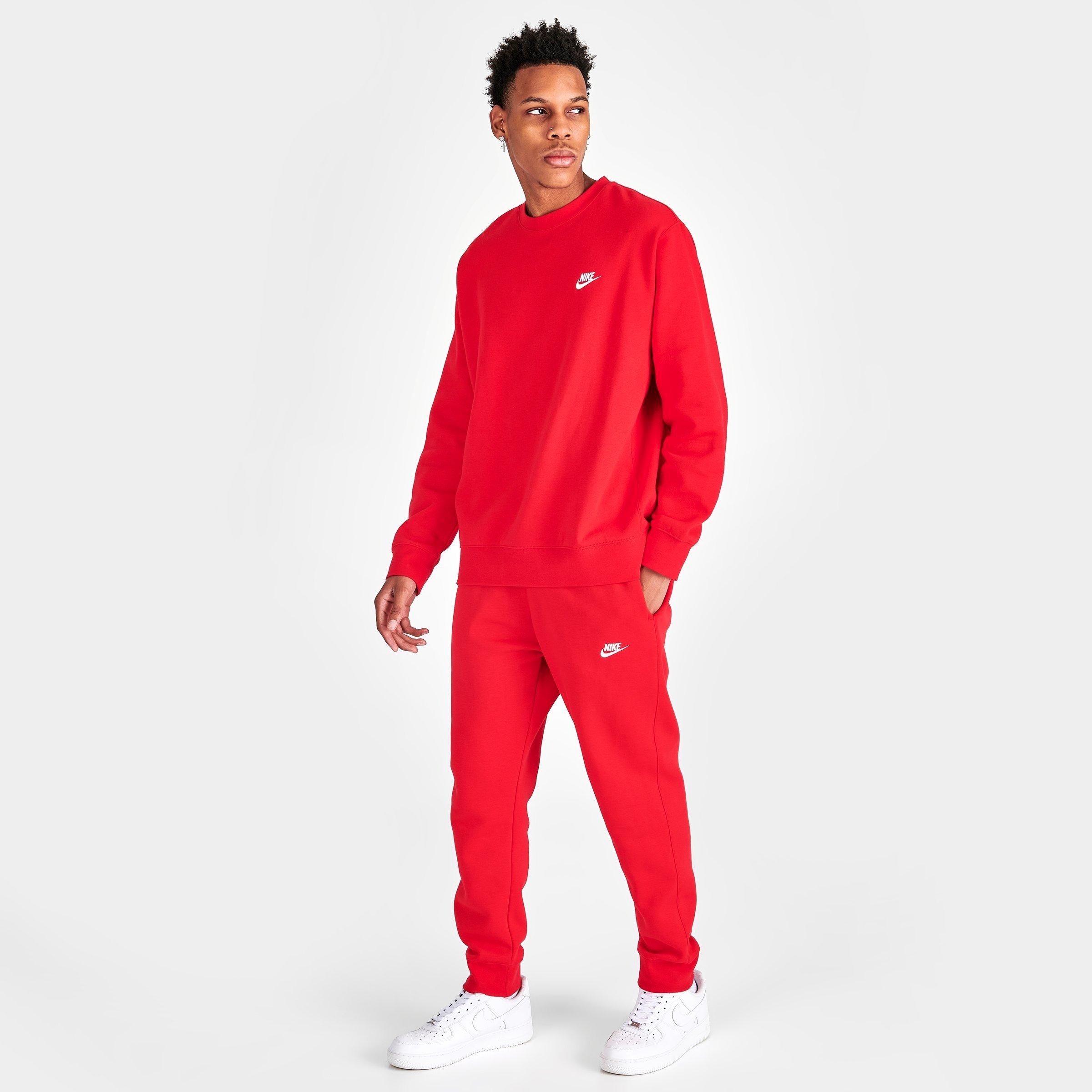 red nike crewneck sweatshirt