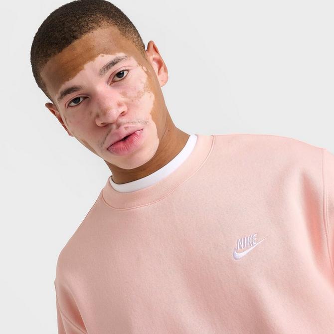[angle] view of Nike Sportswear Club Fleece Crewneck Sweatshirt Click to zoom
