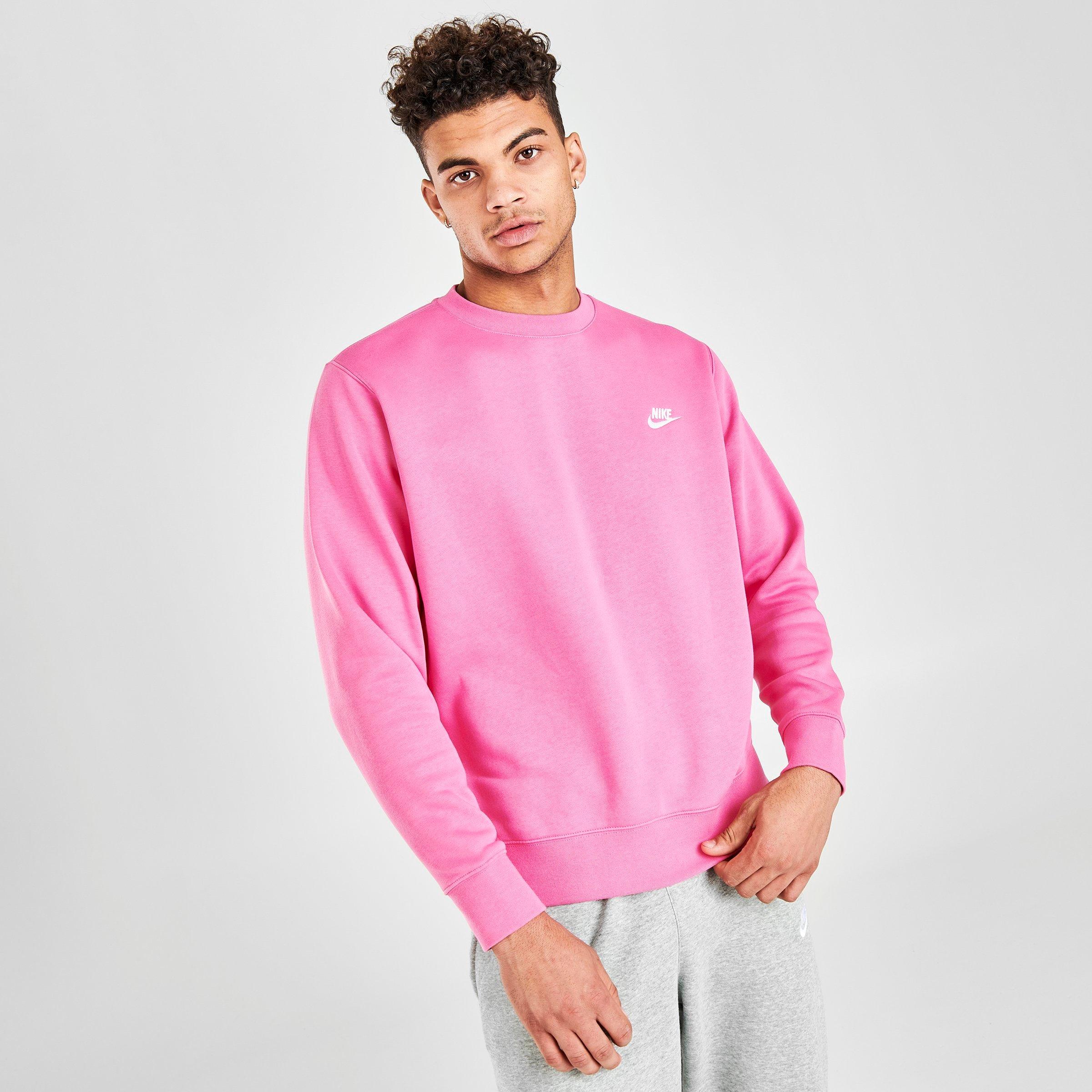 pink nike sweater