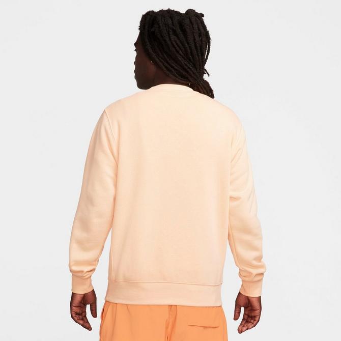 Peach hot sale nike sweatshirt