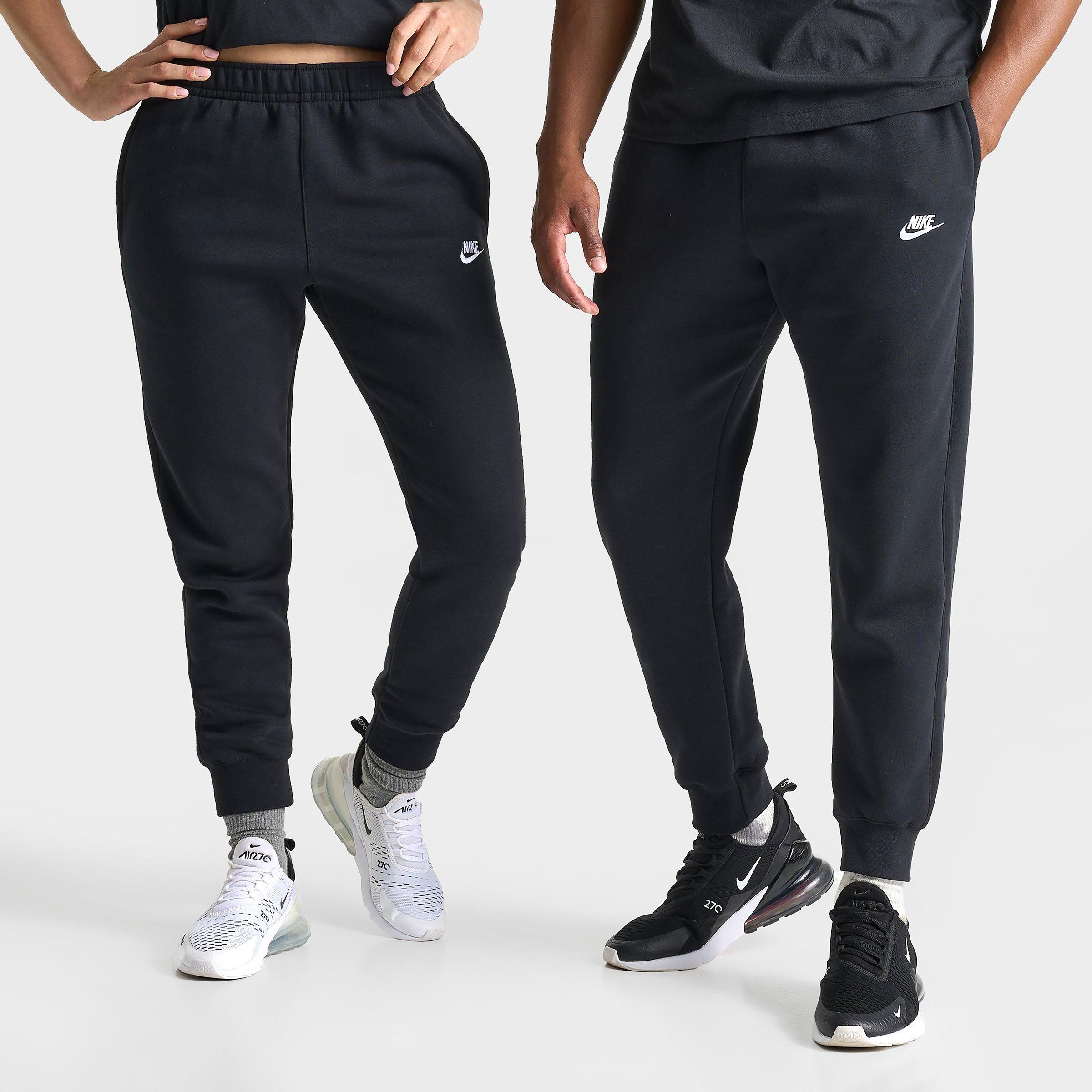 nike men's sportswear club fleece cuffed pants black