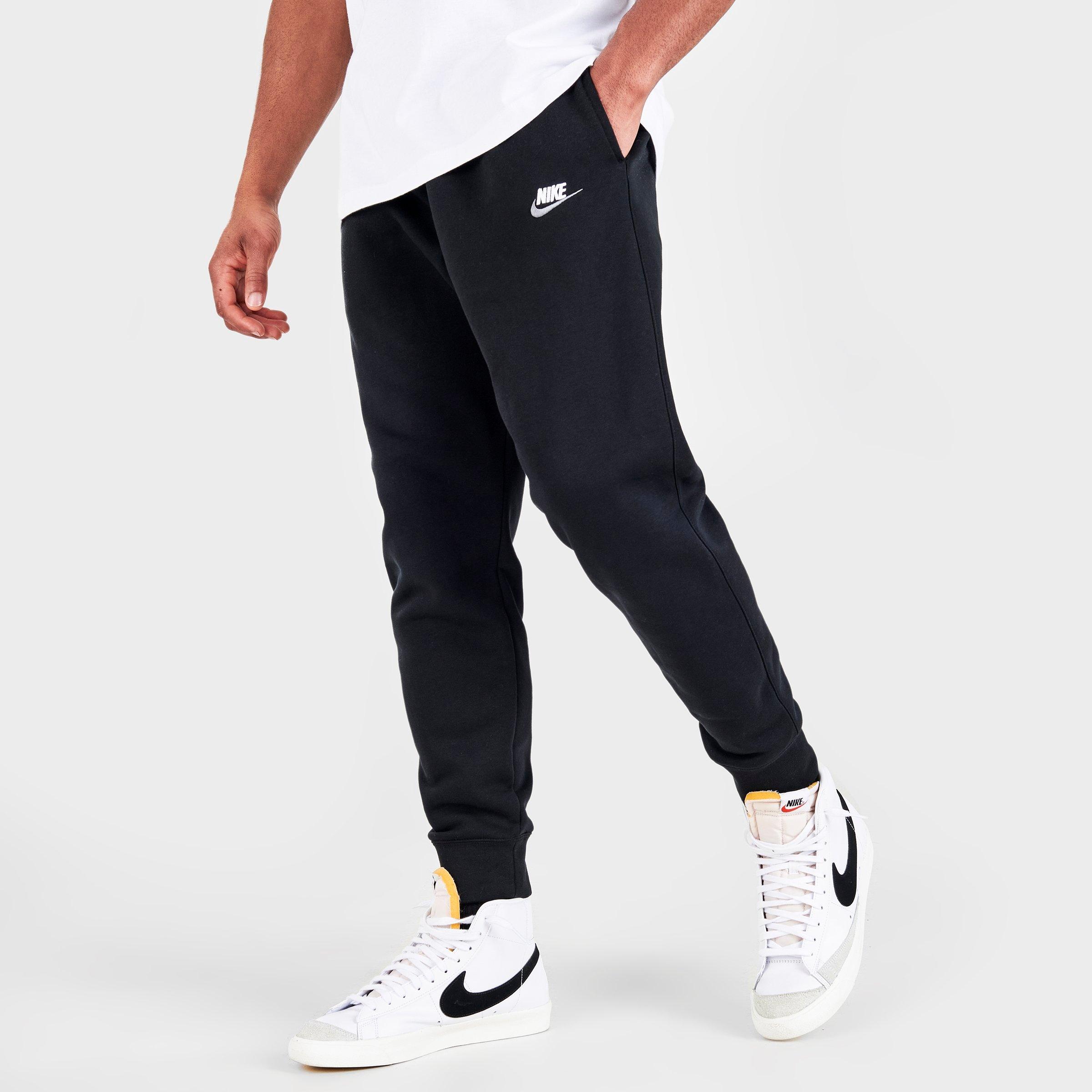 nike mens sportswear club fleece cuffed pants dark grey heather