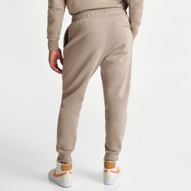 Nike Club fleece joggers in beige