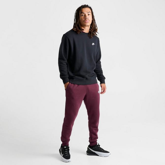 Nike Plus Size Sportswear Club Fleece Mid-Rise Wide-Leg Sweatpants - Macy's