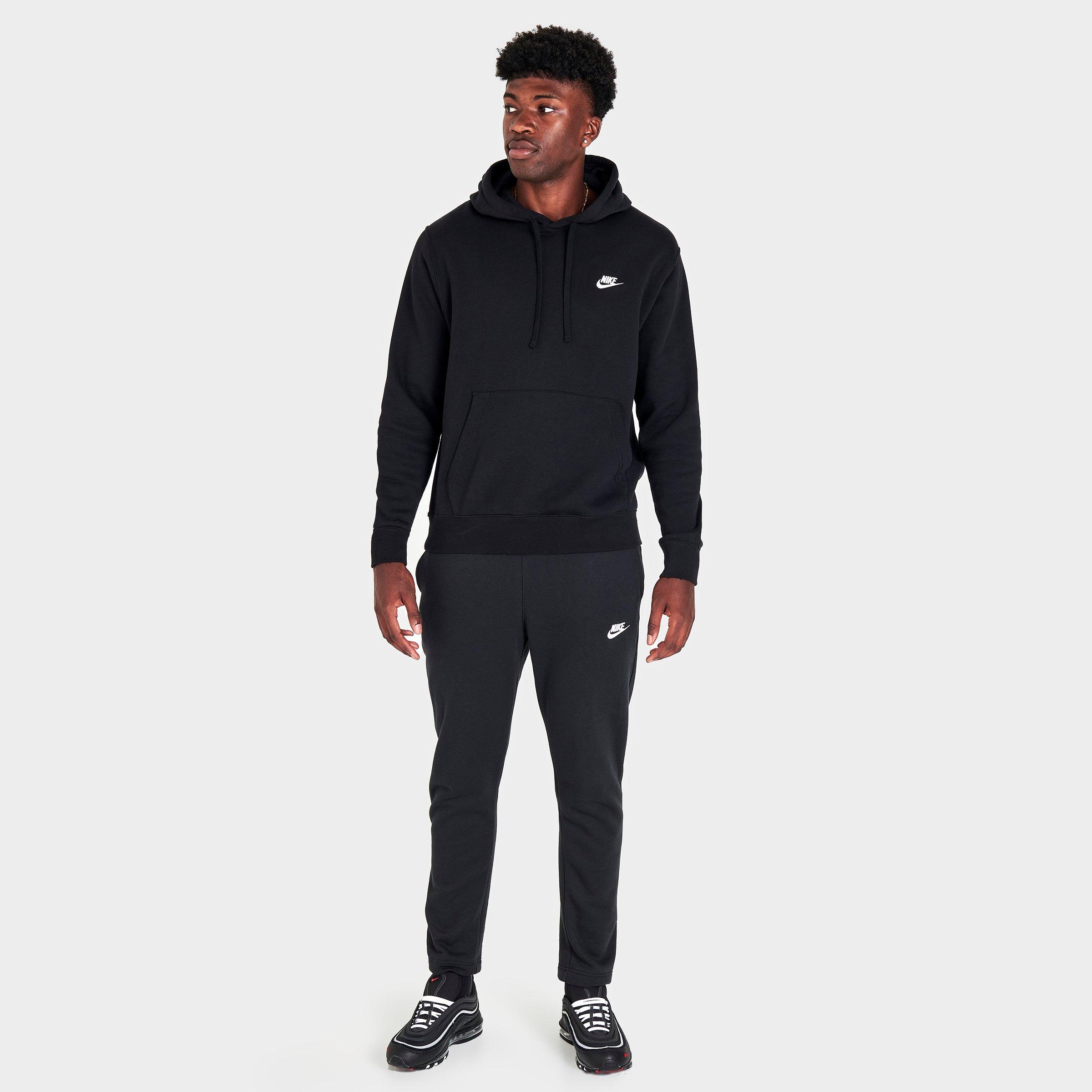 mens nike sweatpants black