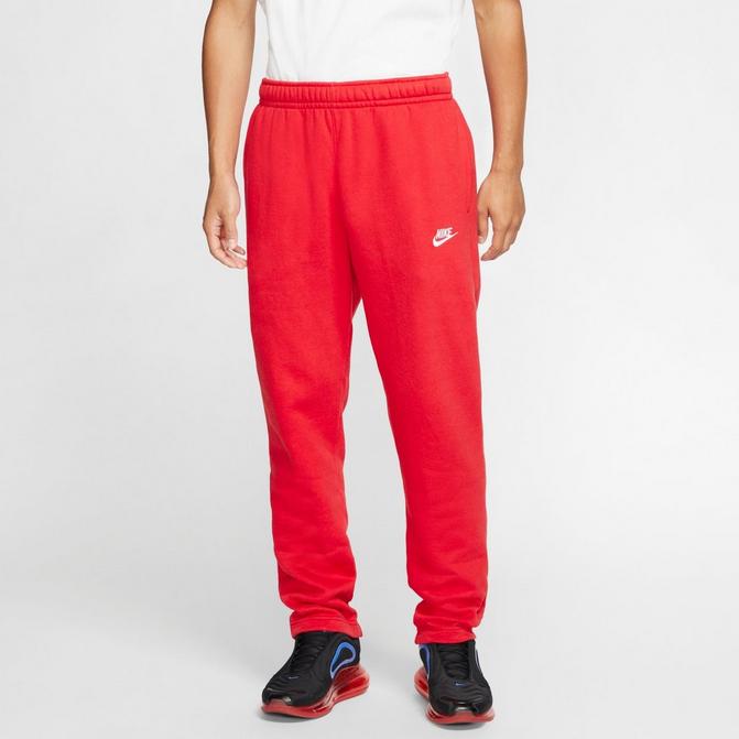 Nike red joggers mens hotsell