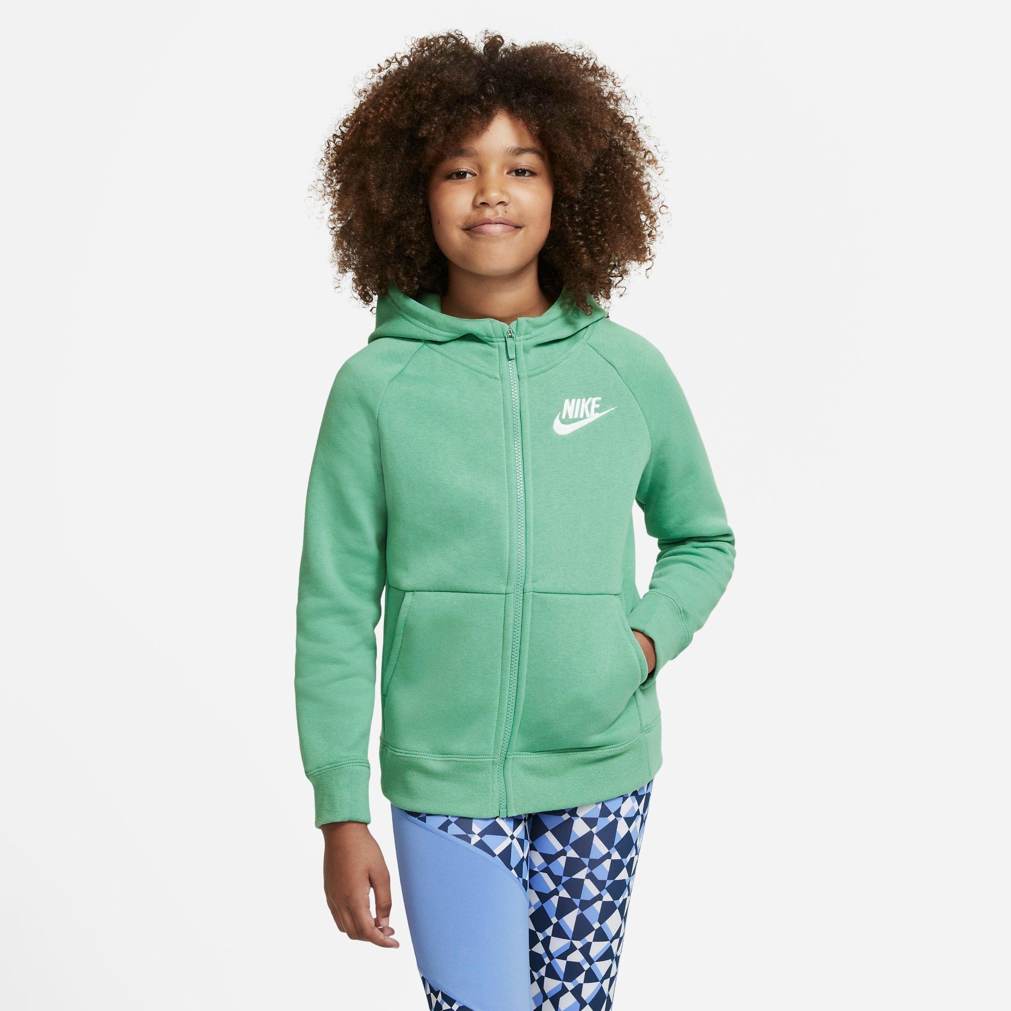 nike girls zip hoodie