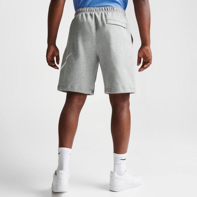 Nike Club Fleece HBR shorts in gray heather