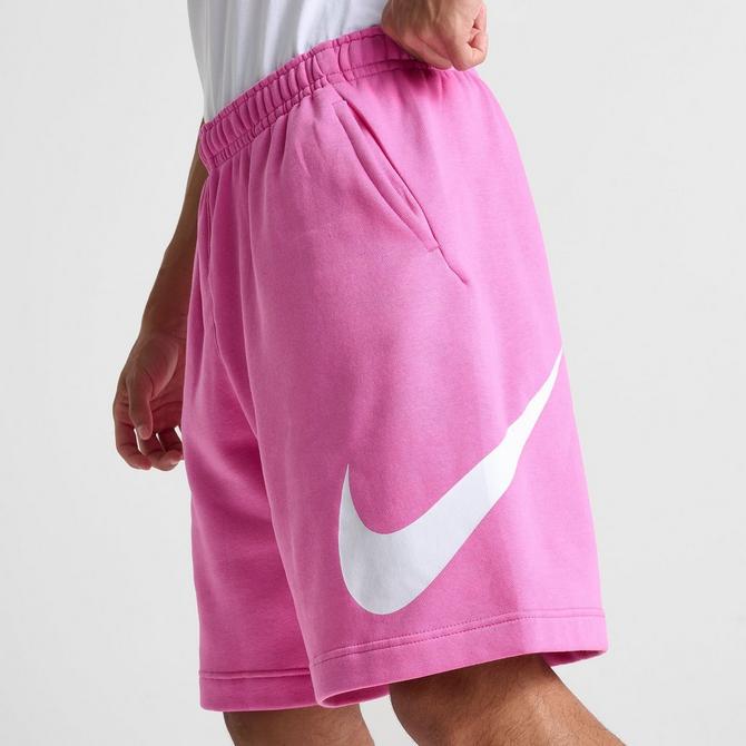 Nike club shorts pink best sale