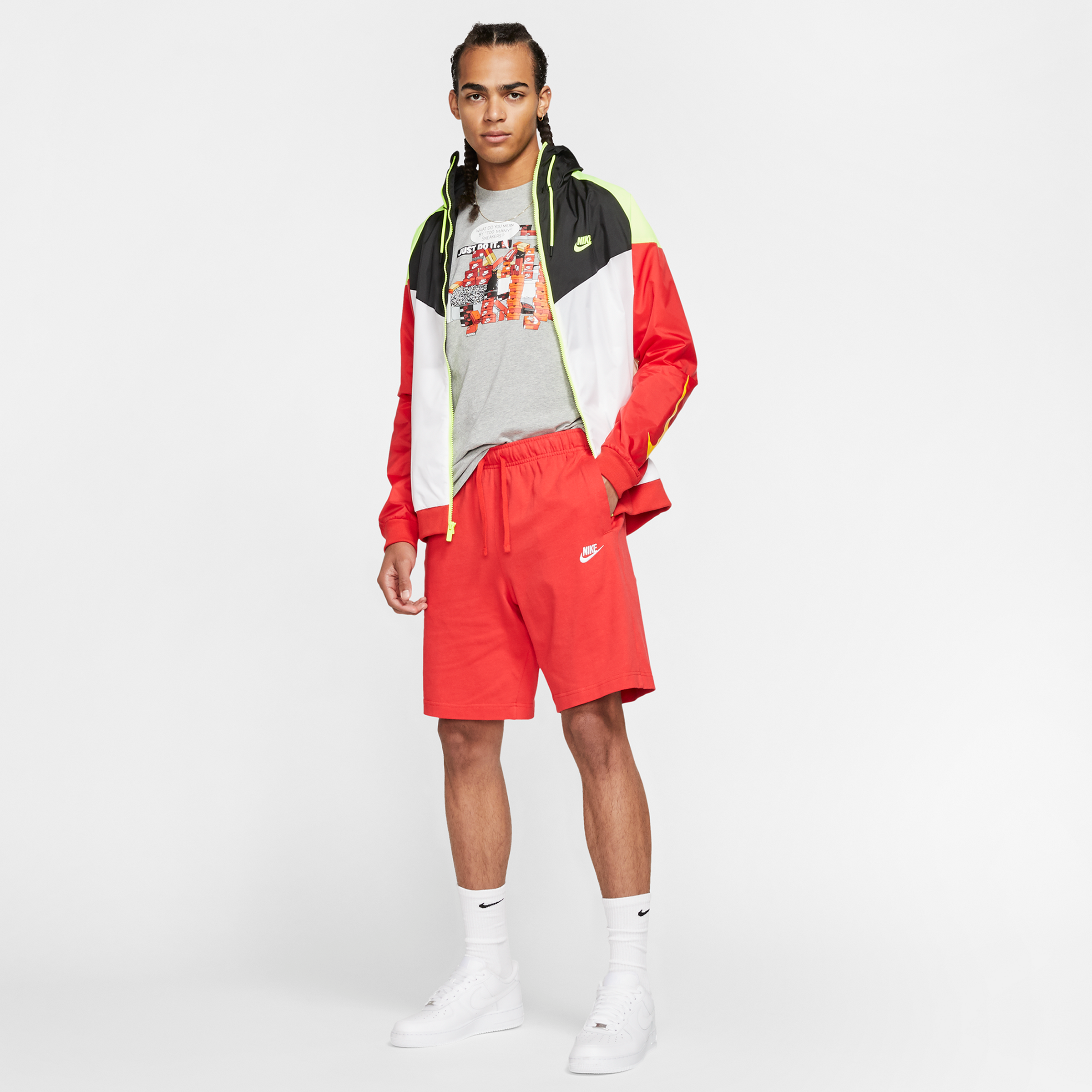 nike men's sportswear jersey club shorts