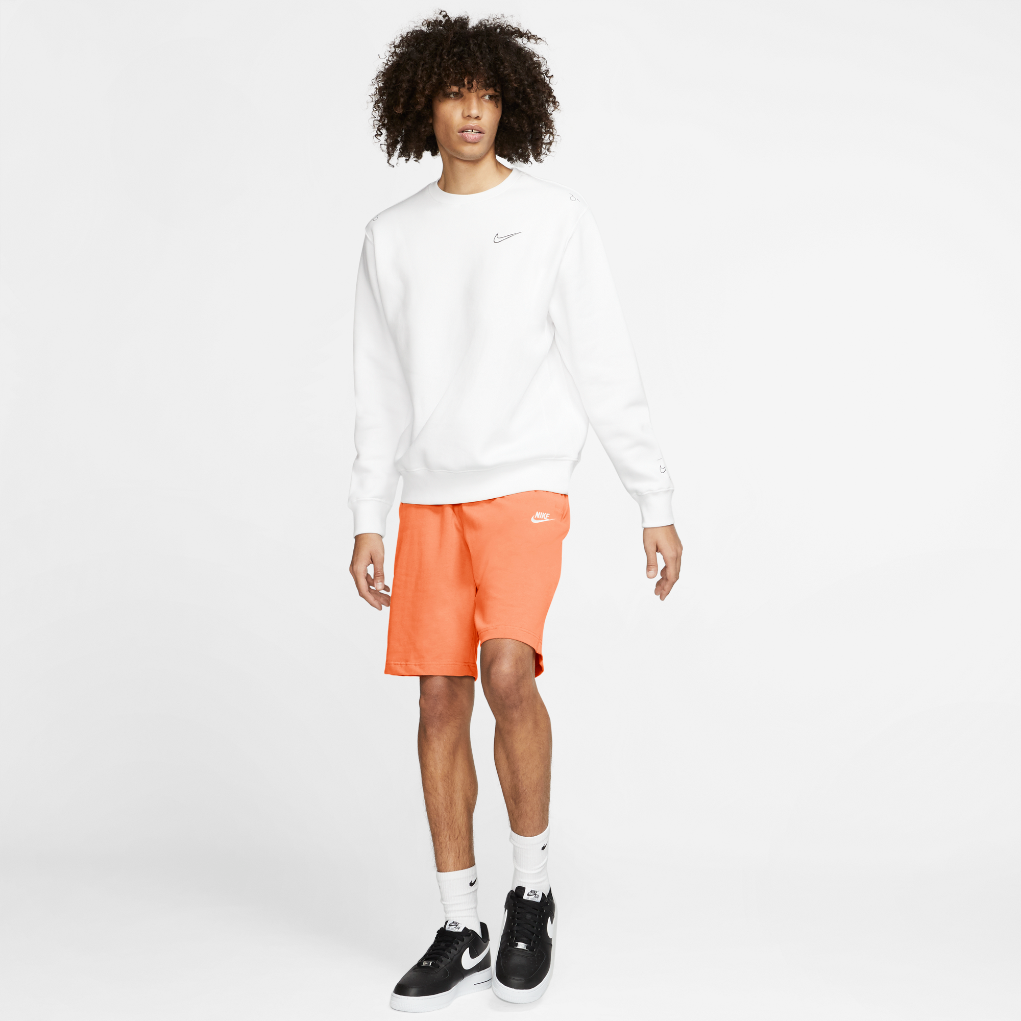 mens orange basketball shorts