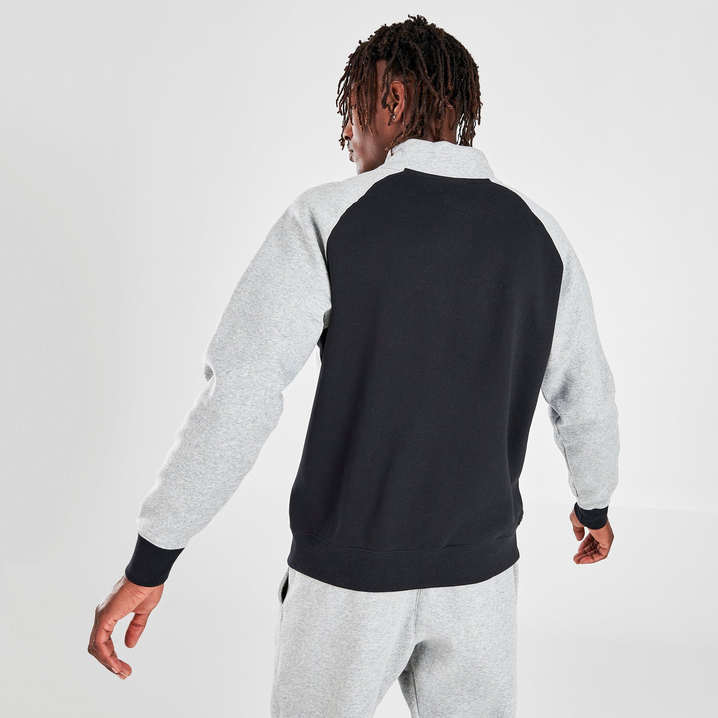 nike fleece track top